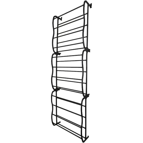 Home Basics 36 Pair Over the Door Steel Shoe Rack, Black SR49130 - main